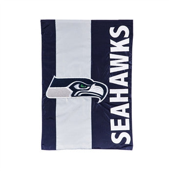 Seahawks Garden Flag Embellish