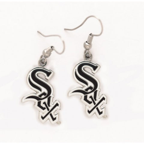 White Sox Earrings Dangle Logo