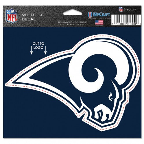 Decal 6x6 NFL LA Rams Home State SB LVI Champs - The Locker Room of Downey