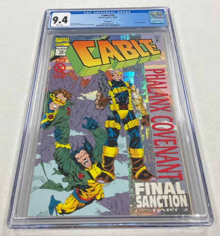 Cable Issue #16 Year 1994 CGC Graded 9.4 Comic