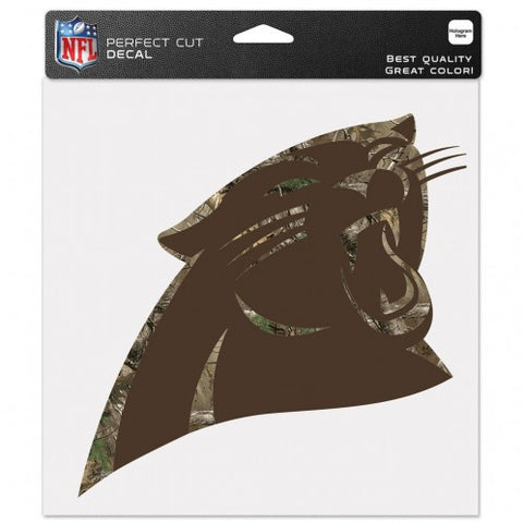 Panthers 8x8 DieCut Decal Camouflage NFL