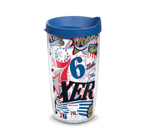76ers 16oz All Over Tervis w/ Lid