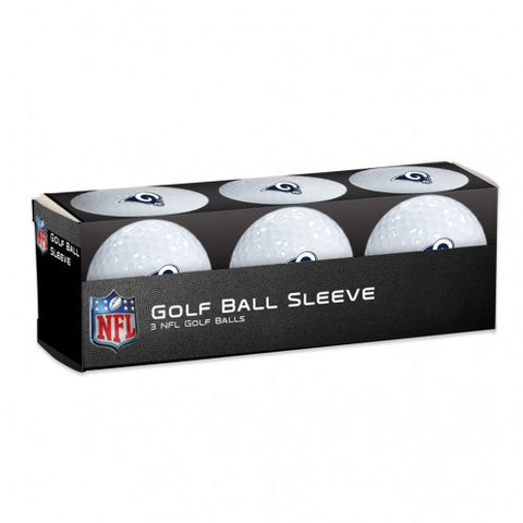 Rams 3-Pack Golf Ball Set White