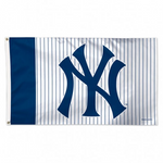 Yankees 3x5 House Flag Deluxe Pinstripe
