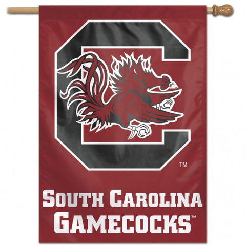 Gamecocks Vertical House Flag 1-Sided 28x40