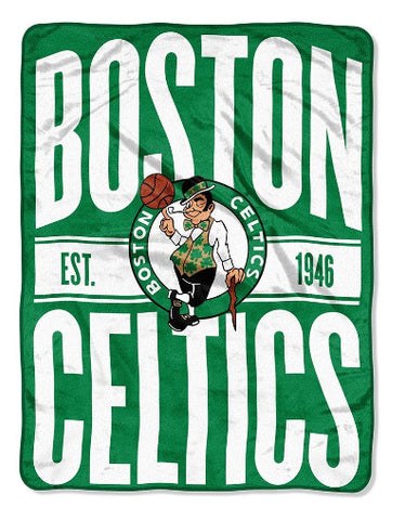 Celtics Micro Raschel Throw Blanket 46x60 Clear Out