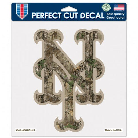 Mets 8x8 DieCut Decal Camouflage