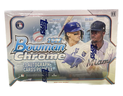 2022 Bowman Chrome HTA Choice MLB Hobby Box