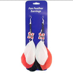 Nebraska Earrings Dangle Feather