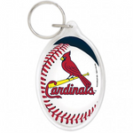 Cardinals Keychain Plastic MLB
