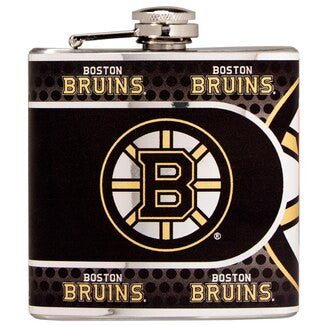 Bruins Flask Metallic Wrap