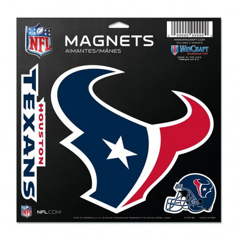 Texans 11x11 Magnet Set