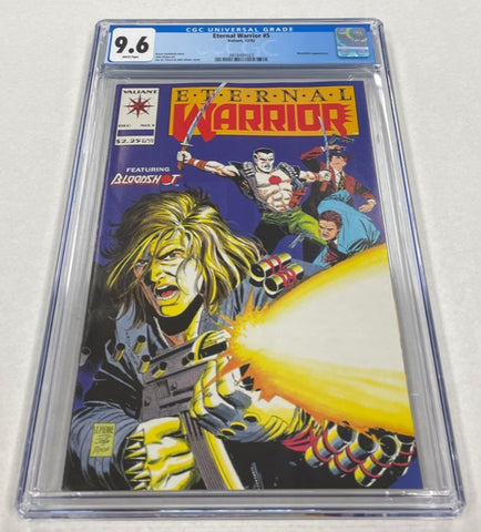 Eternal Warrior Issue #5 Year 1992 CGC Graded 9.6 Comic Book