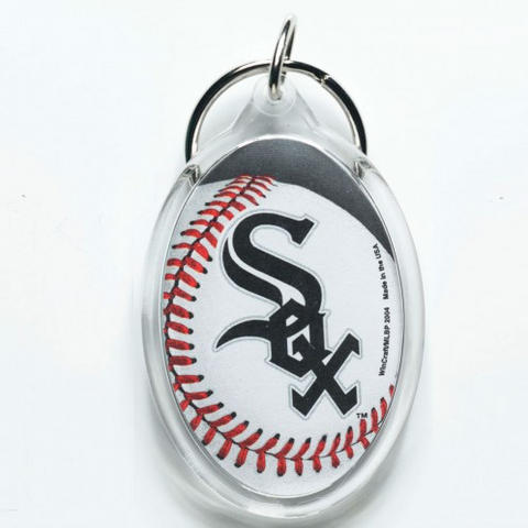 White Sox Keychain Plastic