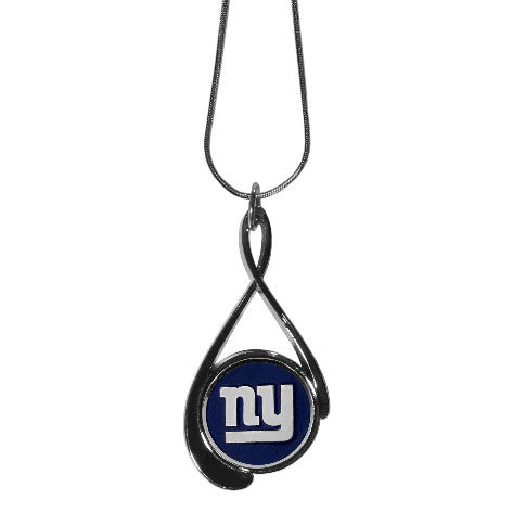 Giants Necklace Tear Drop NFL