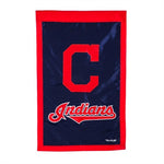 Indians Vertical House Flag Applique