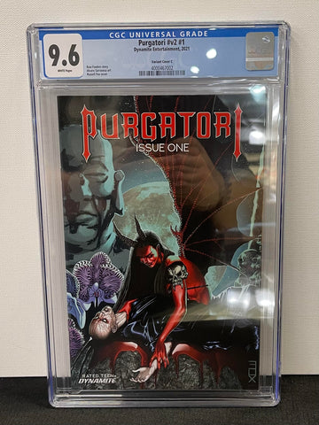 Purgatori #v2 #1 2021 Cover C Variant CGC Graded 9.6 Comic Book