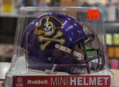 ECU Mini Helmet - Chris Johnson - Autographed w/ PSA Certificate Of Authentication
