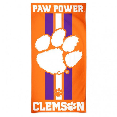 Clemson Beach Towel 30" x 60" Fiber