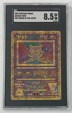 Ancient Mew Pokemon 2000 SGC 8.5 The Power of One Movie Promo Graded Single Card