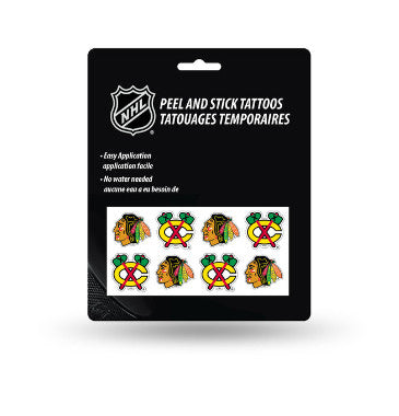 Blackhawks Sticker Tattoos