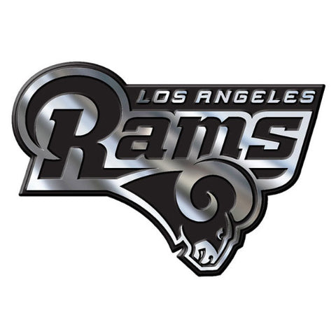 Rams Auto Emblem Chrome Logo
