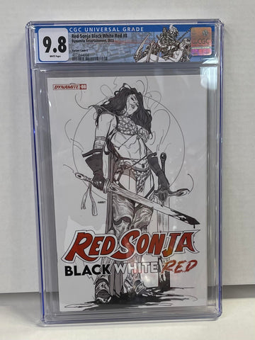 Red Sonja: Black, White, Red Issue #8 Year 2022 Incentive Cover CGC Graded 9.8 Special Label Comic Book