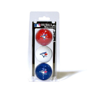 Blue Jays 3-Pack Golf Ball Clamshell
