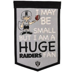 Raiders 12"x18" Wool Banner Lil' Fan