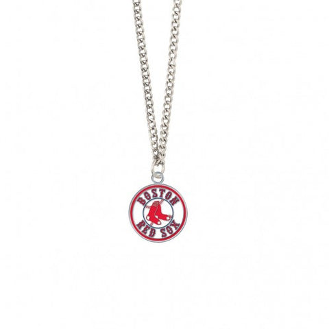Red Sox Necklace Logo Round