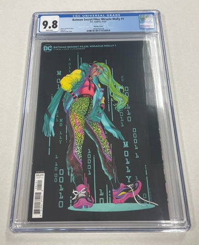 Batman Secret Files: Miracle Molly #1 Year 2021 Variant Cover CGC Graded 9.8 Comic Book