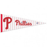 Phillies Triangle Pennant 12"x30" Pinstripe