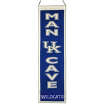 Kentucky 8"x32" Wool Banner Man Cave