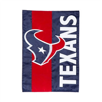 Texans Garden Flag Embellish