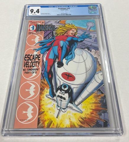 Harbinger Issue #35 Year 1994 CGC Graded 9.4 Comic Book