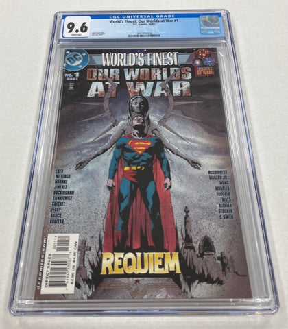 World's Finest: Our Worlds at War Issue #1 Year 2001 CGC Graded 9.6 Comic Book