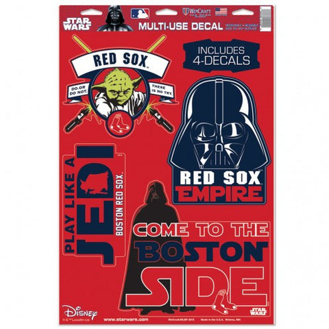 Red Sox 11x17 Cut Decal Star Wars