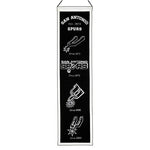 Spurs 8"x32" Wool Banner Heritage