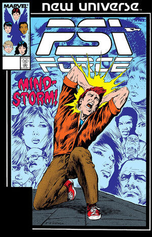 PSI Force Issue #9 July 1987 Comic Book