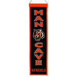 Bengals 8"x32" Wool Banner Man Cave