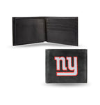 Giants Leather Wallet Embroidered Bifold NFL