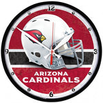 Cardinals Round Wall Clock NFL