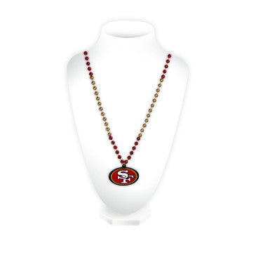 49ers Team Beads w/ Medallion
