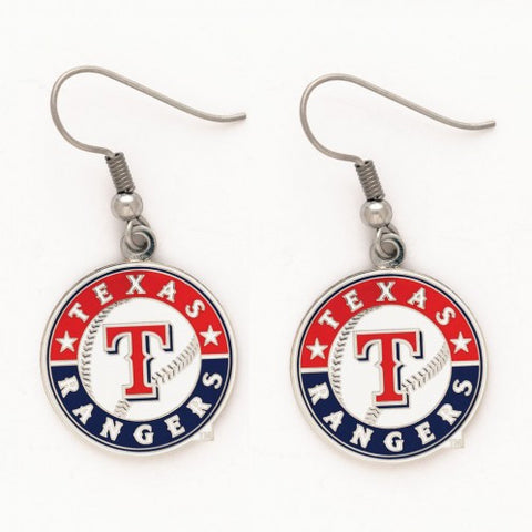 Rangers Earrings Dangle MLB