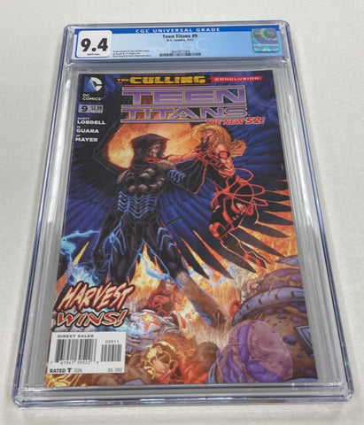 Teen Titans Issue #9 Year 2021 CGC Graded 9.4 Comic