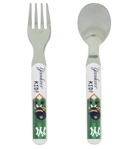 Yankees Baby Fork & Spoon Set