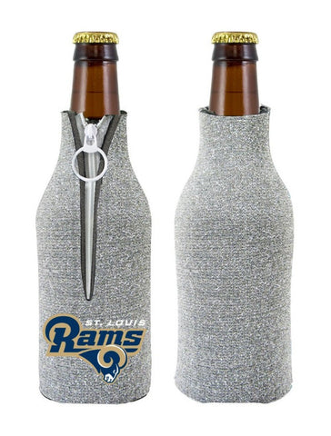 Rams Bottle Coolie Glitter Silver