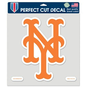 Mets 8x8 DieCut Decal Color "NY" Logo