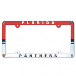 Panthers Plastic License Plate Frame Color Printed NHL