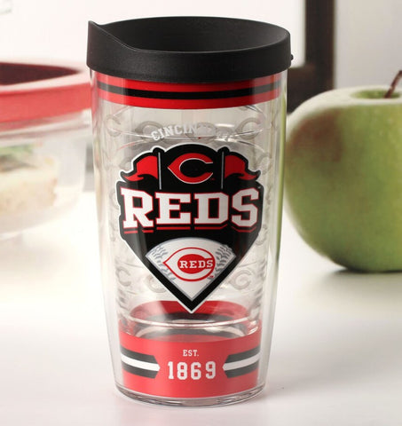 Reds 16oz Classic Tervis w/ Lid